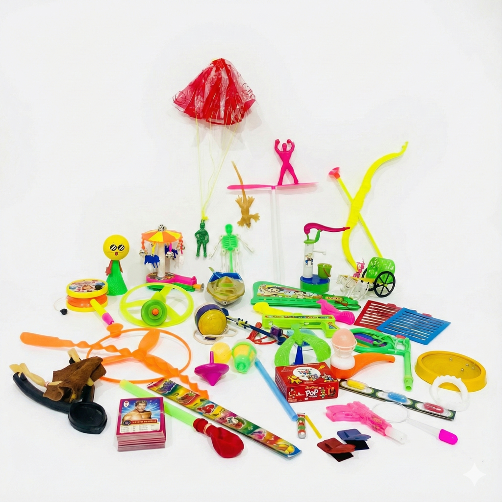 Kidsof90s Silver Combo – 38 Classic 90s Toys (30 Toys + 8 FREE) | Best Value Nostalgia Toy Pack for Kids