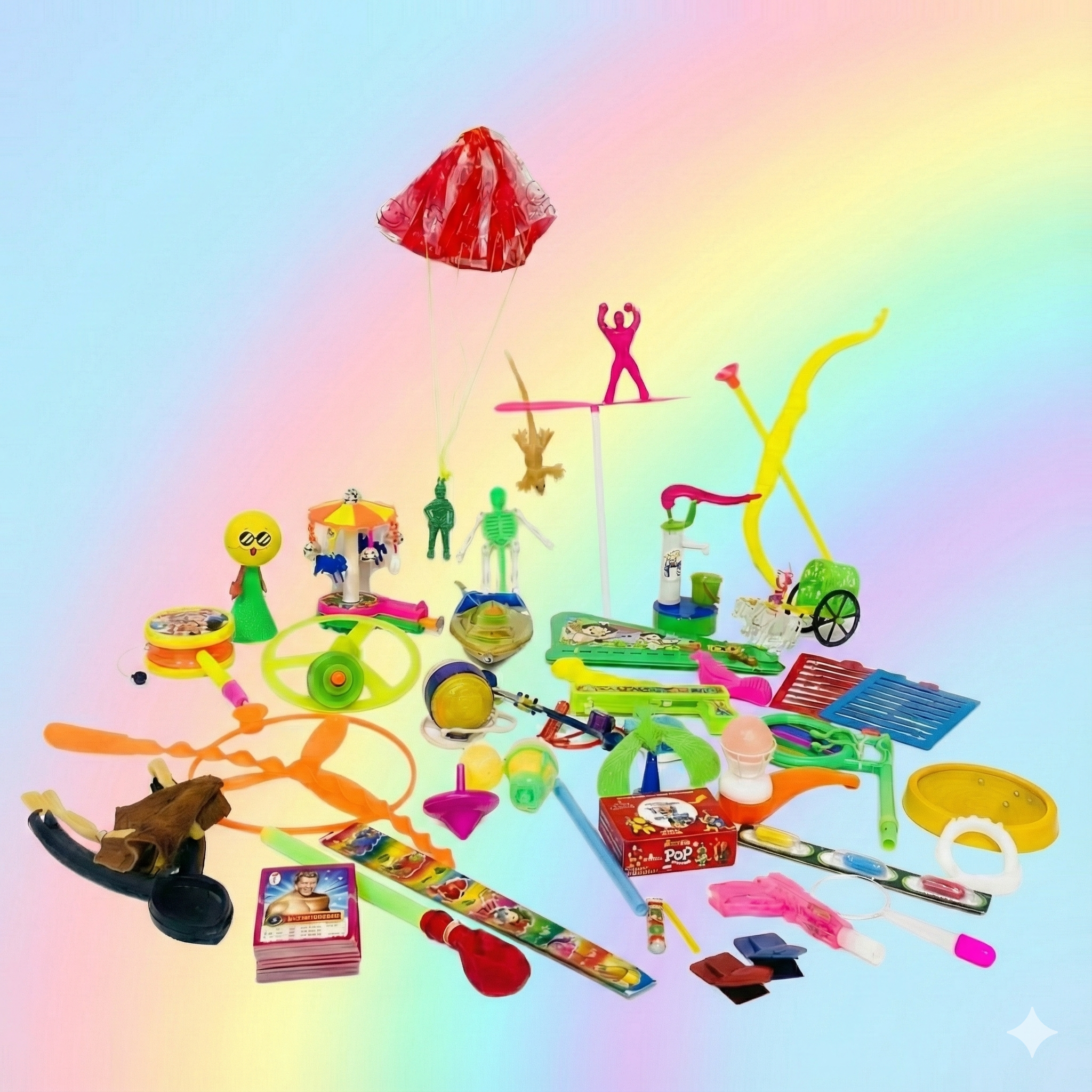 Kidsof90s Silver Combo – 38 Classic 90s Toys (30 Toys + 8 FREE) | Best Value Nostalgia Toy Pack for Kids